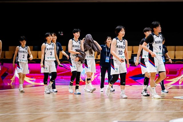 U-16 여자 농구대표팀 선수단. /FIBA 제공