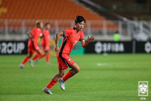 한국 여자축구 대표팀 지소연. /KFA 제공