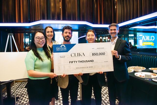 (오른쪽부터)맷 마한 산호세 시장, 김나율 클리카 대표, 벤 아사프 CTO./클리카