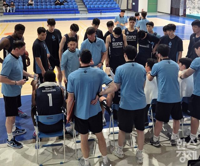 대만 타이베이로 전지훈련을 떠난 프로농구 고양 소노. /류정호 기자