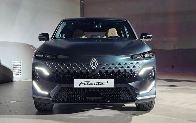 르노 플래그십 크로스오버 '필랑트'의 전면./곽호준 기자