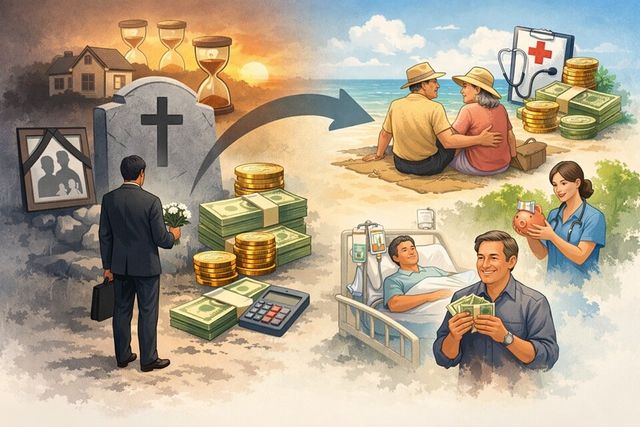&nbsp;&nbsp;보험의 지급 구조가 '만기 도래' 중심에서 '생애 전반'으로 옮겨가고 있다. 사진/쳇 gpt