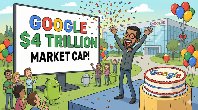 구글 모기업 알파벳 시가총액 4조달러 돌파./제미나이 생성 이미지