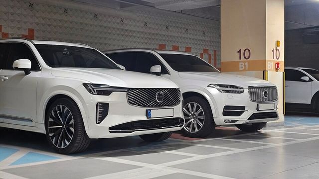 (왼쪽부터) 볼보 신형 'XC90'와 2세대 'XC90'의 외관./곽호준 기자