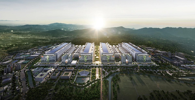 용인 반도체 클러스터 조감도./삼성전자