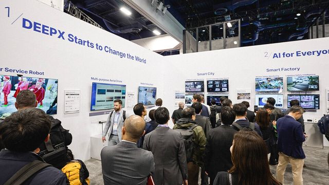 CES 2026 딥엑스 부스 내부 전경./딥엑스