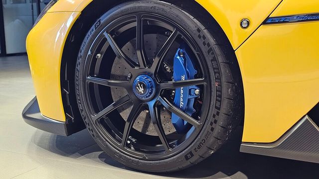 마세라티 'GT2 스트라달레'의 휠&브레이크./곽호준 기자