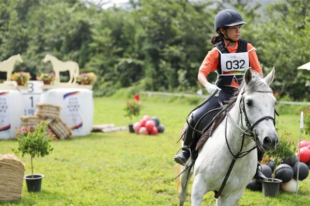 유소년 승마대회 현장. /한국마사회 제공