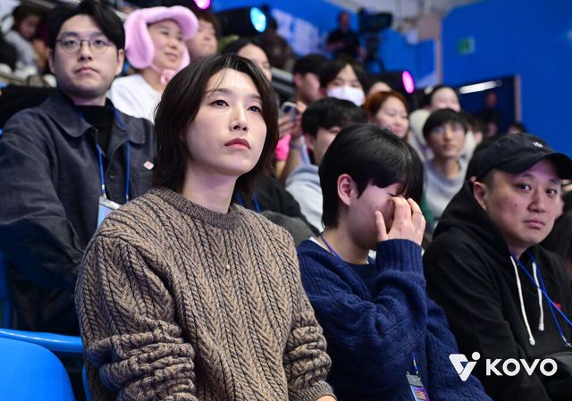 25일 강원도 춘천 호반체육관에서 열린 진에어 2025-2026 V리그 올스타전을 찾은 김연경. /KOVO 제공