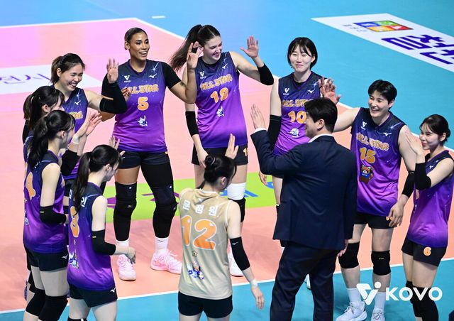 진에어 2025-2026 V리그 올스타전에 출전한 여자 선수들. /KOVO 제공