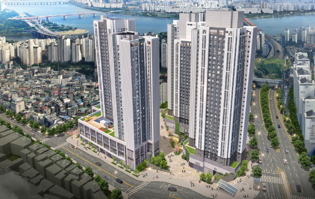 금호역세권장기주택사업 조감도./서울시