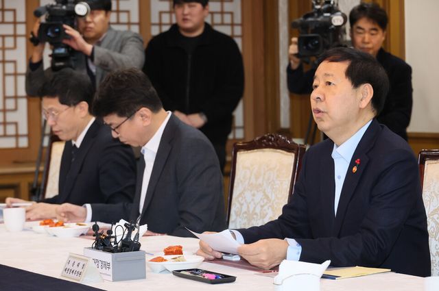 구윤철&nbsp;부총리 겸 재정경제부 장관이 29일 서울 종로구 정부서울청사에서 열린 확대거시경제금융회의에서 발언하고 있다. /사진=연합뉴스