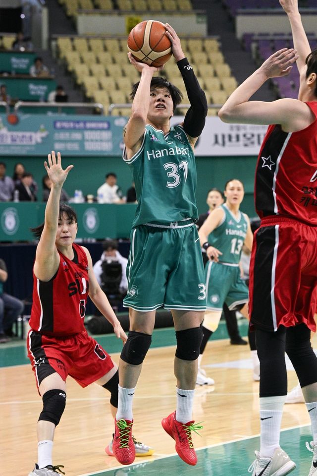 부천 하나은행 진안(31번). /WKBL 제공