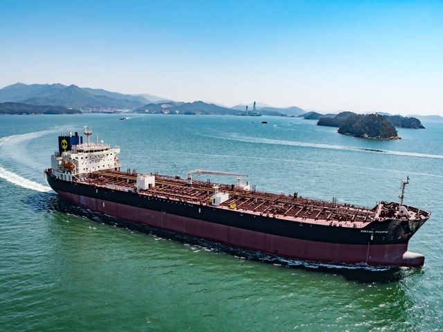 케이조선이 건조한 5만톤급 석유화학제품운반선./케이조선