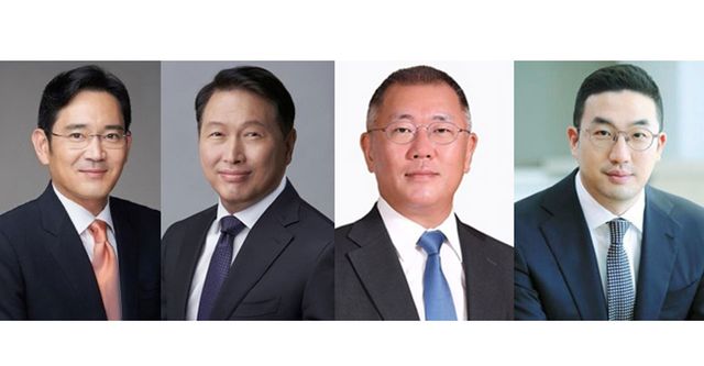 4대그룹 총수들./각 사
