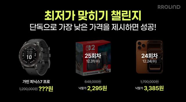헥토이노베이션의 ‘라운드(RROUND)’가 ‘최저가 맞히기 챌린지’로 새로운 쇼핑 방식을 제안한다./헥토이노베이션