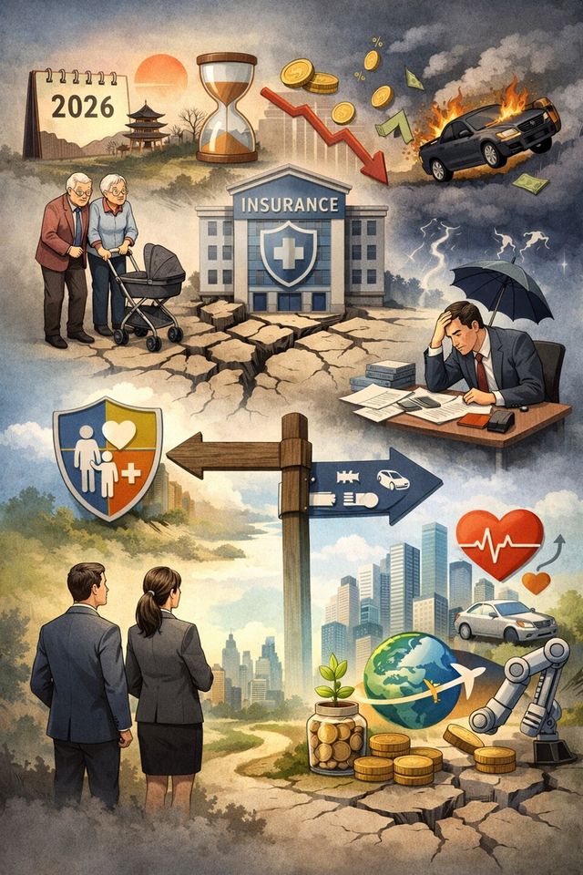보험업계가 2026년 병오년을 맞아 성장 둔화와 손해율 압박이라는 복합 위기에 직면했다. 