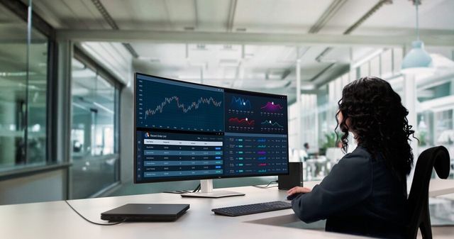 델 테크놀로지스가 프리미엄 기업용 모니터 신모델을 공개했다./델 테크놀로지스