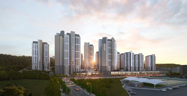 사우역 지엔하임 투시도./문장건설