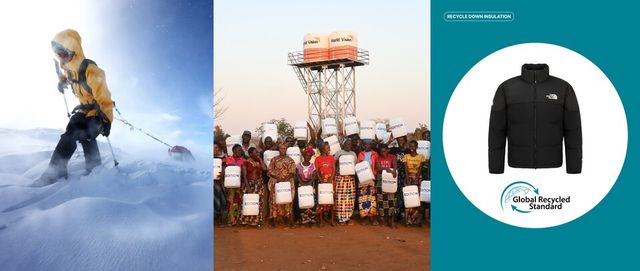 영원아웃도어 주요 CSR 활동 관련 이미지. /노스페이스 제공