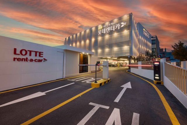롯데렌터카 서울역 지점 전경./롯데렌탈