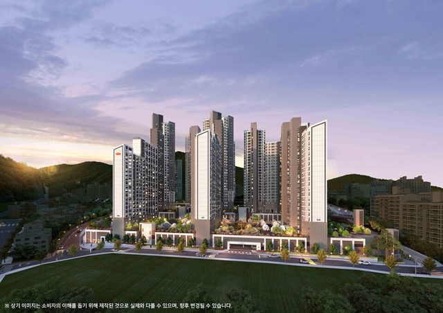 e편한세상 센텀 하이베뉴 투시도./DL이앤씨