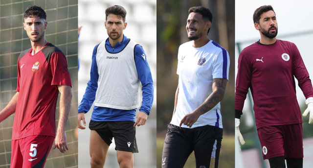 로스(왼쪽부터),&nbsp;이비자, 엘쿠라노, 노보. /한국프로축구연맹 제공