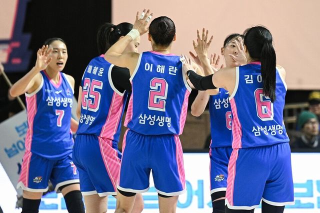 삼성생명 선수단. /WKBL 제공