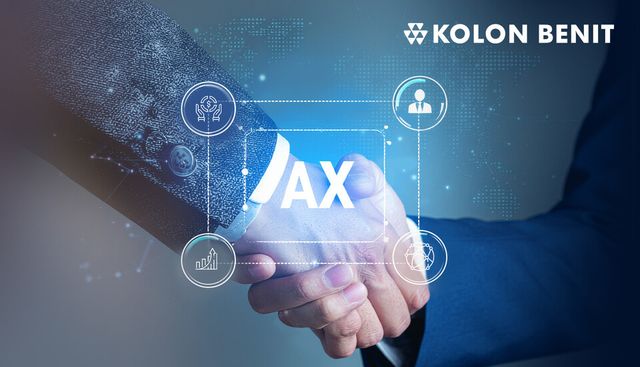 코오롱베니트가 글로벌 빅테크 기업과의 협력을 기반으로 AX 생태계를 완성하는 상생 사업 모델을 구축하고 있다./코오롱베니트