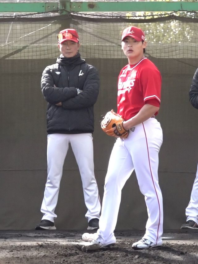 조병현이 불펜 피칭에 나서고 있다. /SSG 랜더스 제공
