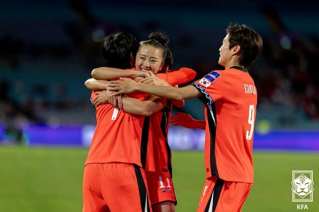 한국 여자 축구 대표팀. /KFA 제공