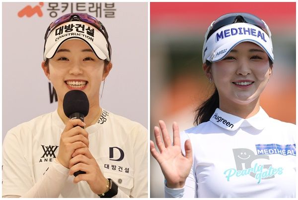 매니지먼트서울에서 매니지먼트를 받고 있는 임진영(왼쪽)과 이예원. /KLPGA 제공