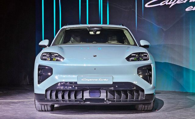 포르쉐 '카이엔 일렉트릭 터보'의 전면./곽호준 기자