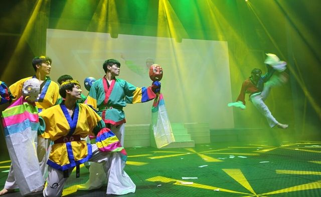 태권비트 파이널 공연 장면. /태권도진흥재단 제공