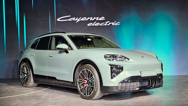 포르쉐 '카이엔 일렉트릭 터보'의 외관./곽호준 기자