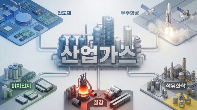 산업가스 벨류체인 맵./포스코