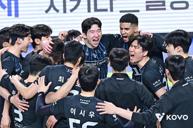 프로배구 V리그 남자부 현대캐피탈. /KOVO 제공