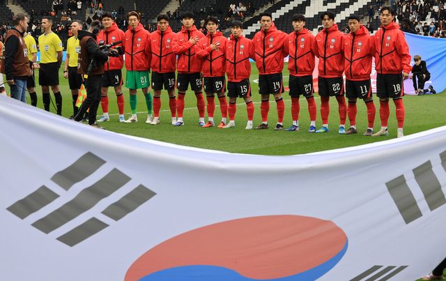 코트디부아르와 평가전에서 0-4로 완패한 한국 축구 대표팀. /연합뉴스