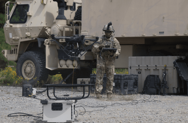 호버플라이(HTI)가 미 육군에 납품한 테더 드론./케이알엠