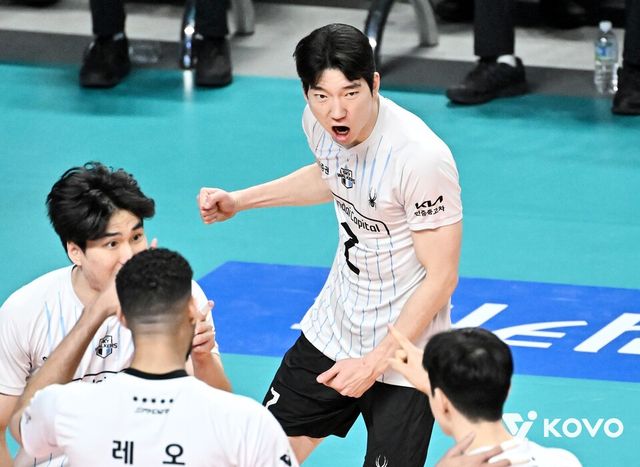현대캐피탈 허수봉(7번). /한국배구연맹 제공