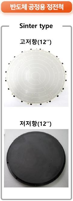 반도체 공정 장비에 적용되는 정전척. / 이에스티 제공