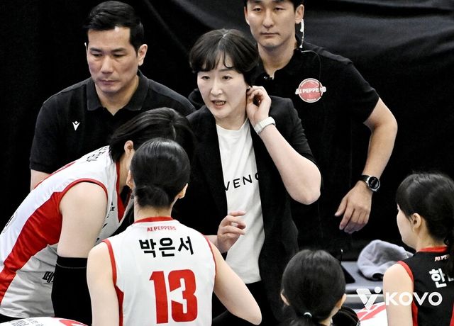 장소연 페퍼저축은행 감독. /한국배구연맹 제공