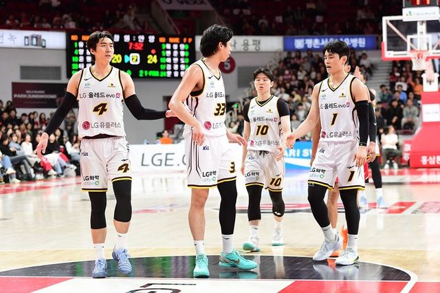 LG 선수단. /KBL 제공