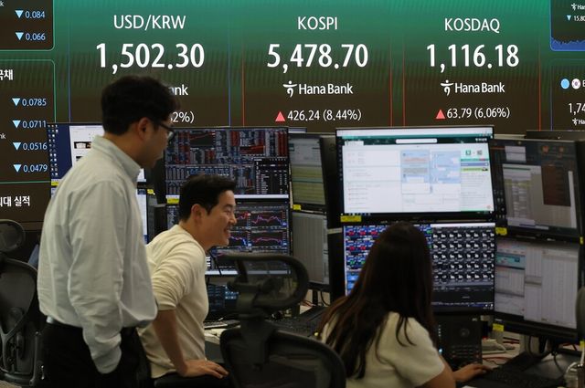 코스피가 1일 중동 전쟁 종식 기대감에 8% 넘게 급등했다. /사진=연합뉴스