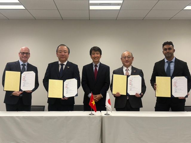 라자다, 베트남 DMS, 일본 IIPPF 간 지식재산권 보호 협력 강화를 위한 MOU 체결식. 알리바바 제공