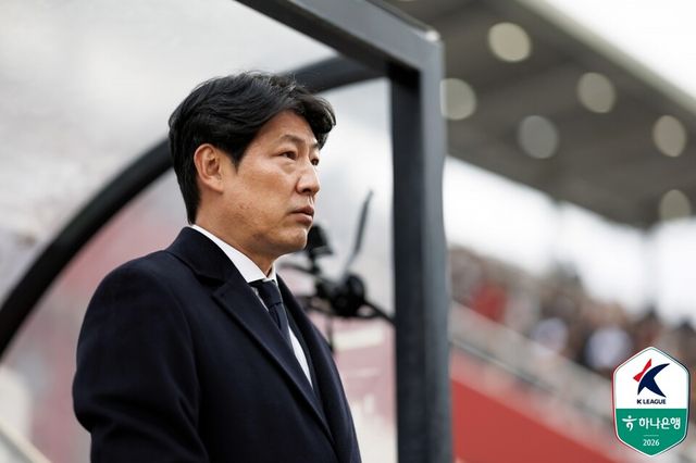 박동혁 전남 드래곤즈 감독. /한국프로축구연맹 제공