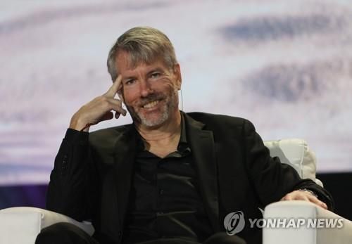 마이크로스트래티지 CEO 마이클 세일러. /연합뉴스