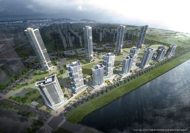 더샵 송도그란테르 조감도./포스코이앤씨