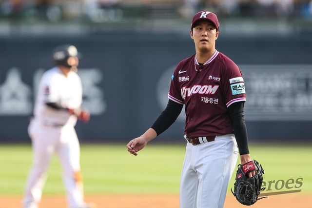 안우진이 KT전 등판해 투구하고 있다. /키움 히어로즈 제공