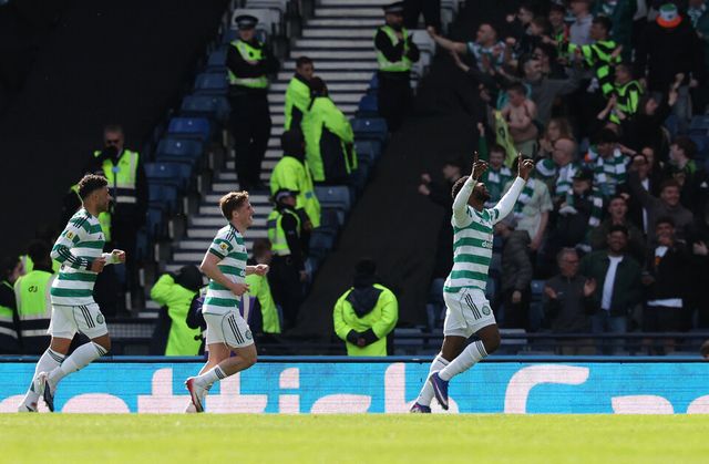 세인트 미렌과의 2025-2026 스코티시컵 준결승에서 연장 접전 끝에 6-2로 꺾고 결승에 진출한 셀틱. /연합뉴스